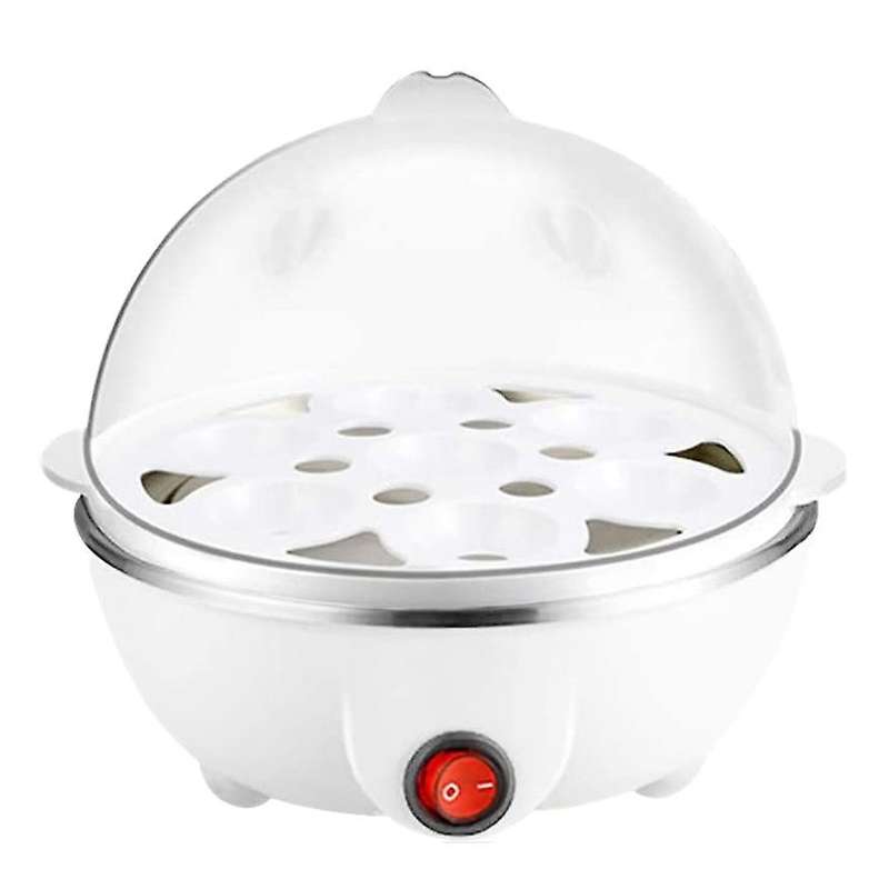 Electric Boiled Egg Cooker Boiler Maker Rapid Heating,White EU Plug