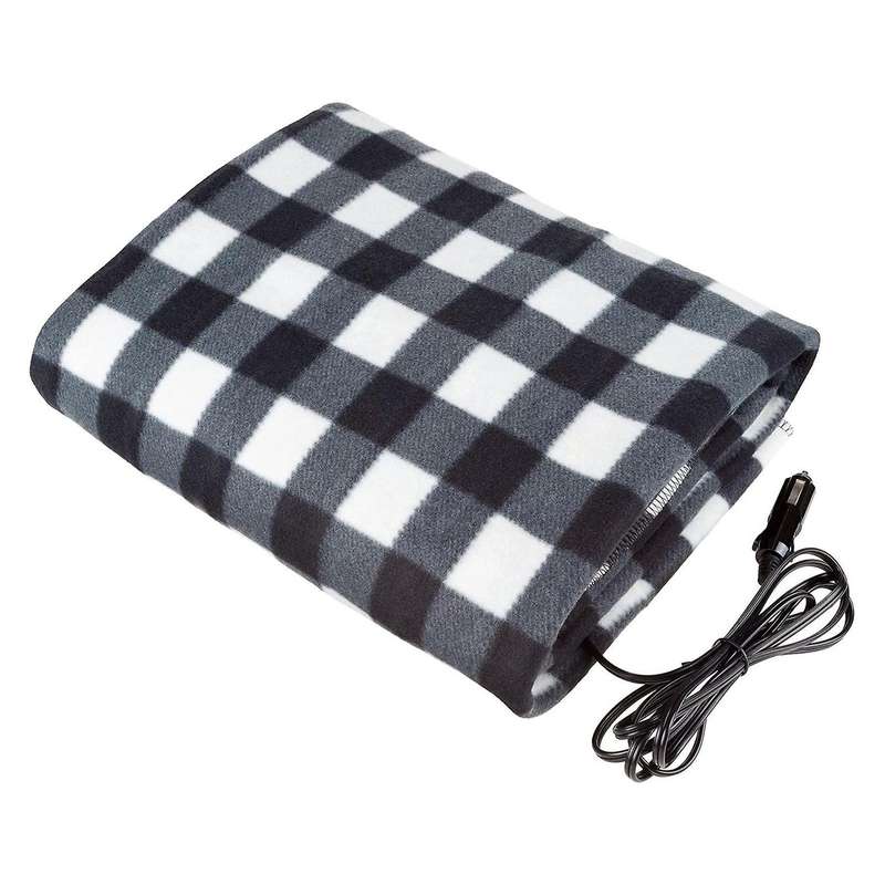 Electric Blankets DC12V Electric Car Heating Blanket Fleece Blanket for Winter Cold Weather Car Trav