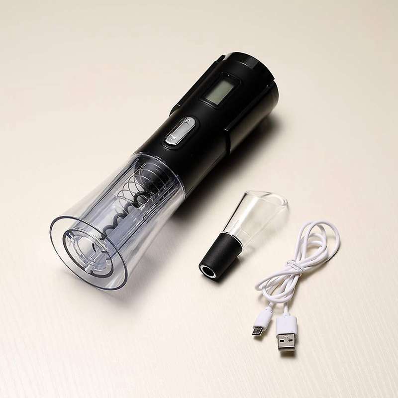 Electric Bottle Opener Wine Bottle Opener with Detachable Free-Form Aluminum Foil Cutting Machine Po