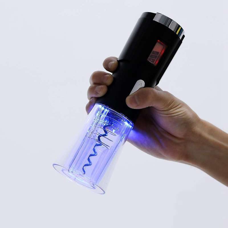 Electric Bottle Opener Wine Bottle Opener with Detachable Free-Form Aluminum Foil Cutting Machine Po