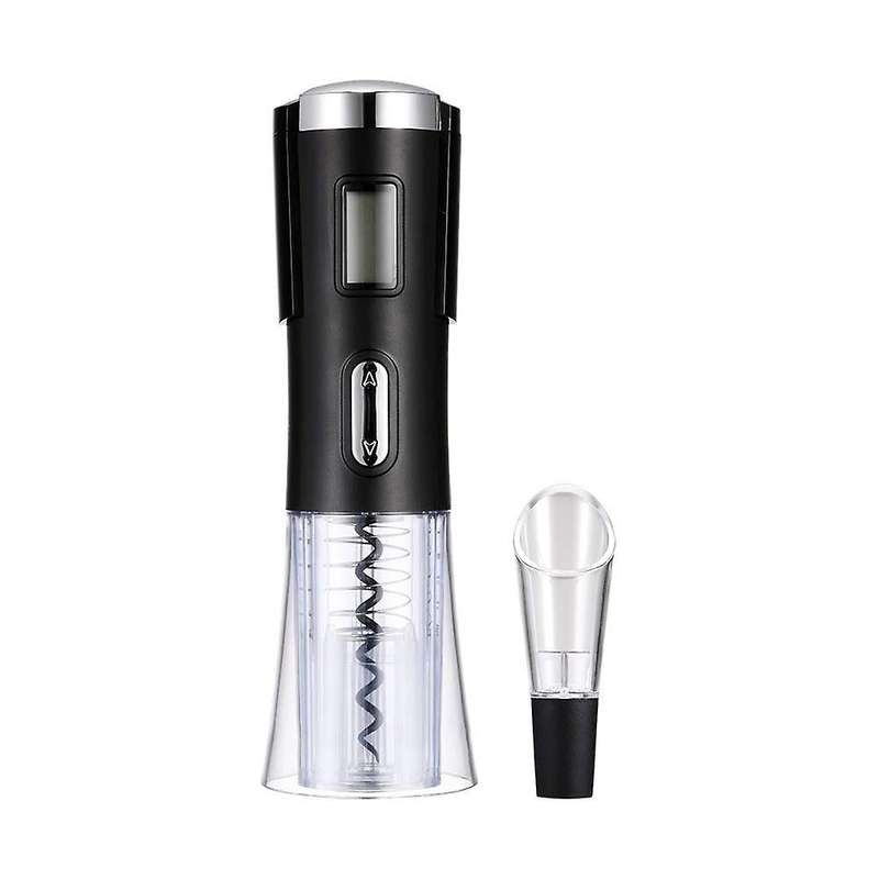 Electric Bottle Opener Wine Bottle Opener with Detachable Free-Form Aluminum Foil Cutting Machine Po