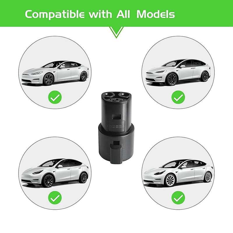Electric Car Charging Connector Sae J1772 Type 1 to Evse Ev Charger Adapter for Model /3/s