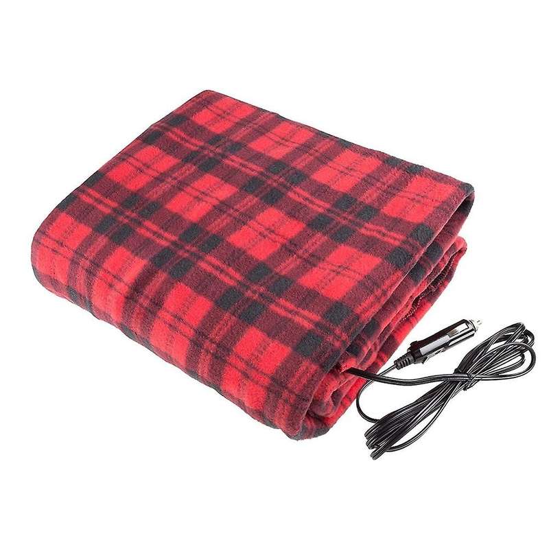 Electric Car Blanket 43 x 60 Inches 3 Speed Fast Heating Blanket for Bed Sofa Car,Red