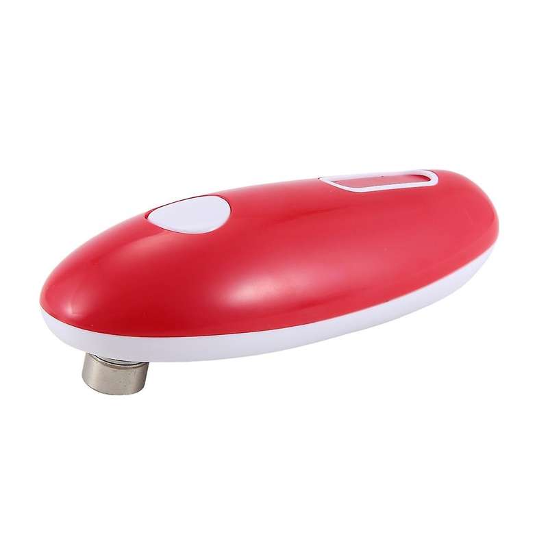Electric Can Opener, No Sharp Edge Can Opene, One-Touch Electric Can Opener with Auto Shut