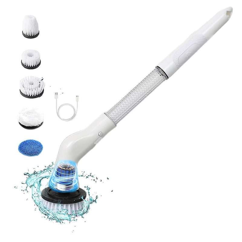 Electric Cleaning Brush, Replaceable Brush Electric Scrubber, Multifunctional Smart Electric Scrubbe