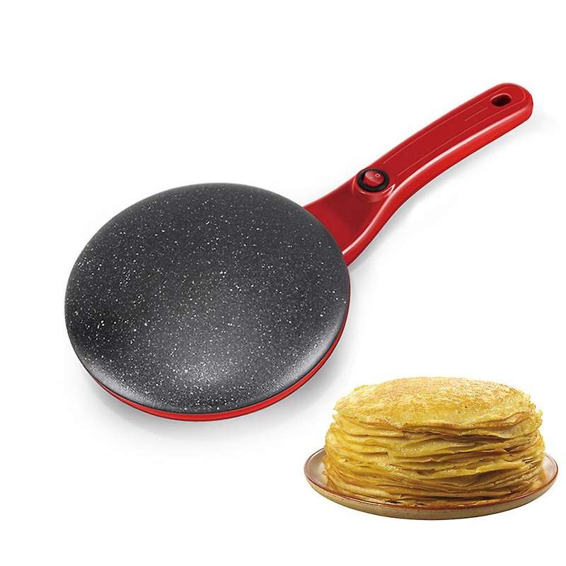 Electric Crepe Maker Machine Pancake Non-stick Griddle Baking Cake Machine Kitchen Cooking Pie Fryi