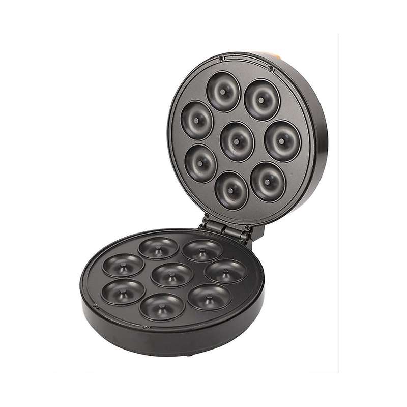 Electric Donut Maker 1400w Portable Breakfast Snacks Desserts Maker for Kids Non-stick Coated 8 Don