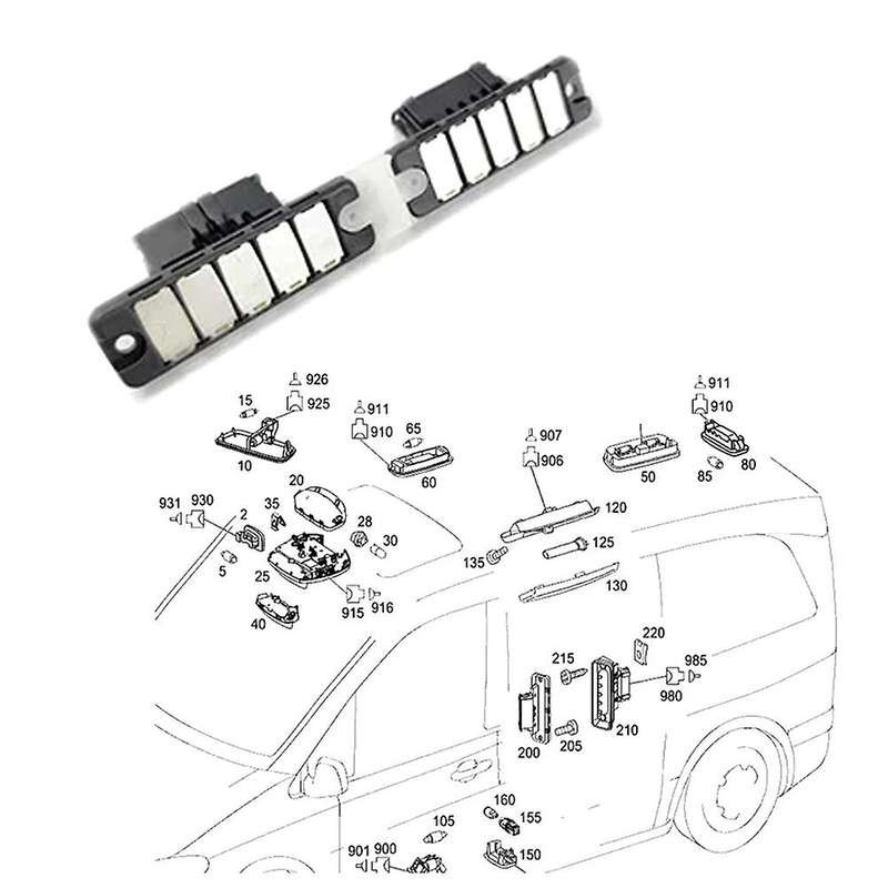 Electric Door Contact Plate for W639 Car Mid-Door Contact Plate A6398200311 6398200311