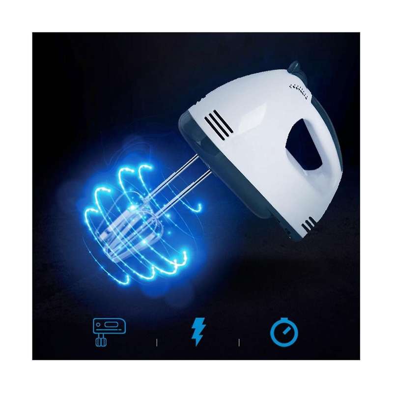 Electric Egg Beater Automatic Hand Mixer Blender 7 Gear Baking Whisks Whipped Cream Mixer Handheld