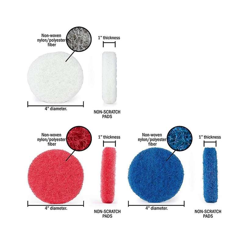 Electric Drill Accessories Scouring Pad Set Electric Cleaning Brush Wall Floor Cleaning Window Gap