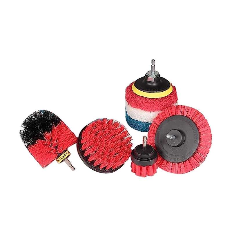 Electric Drill Accessories Scouring Pad Set Electric Cleaning Brush Wall Floor Cleaning Window Gap