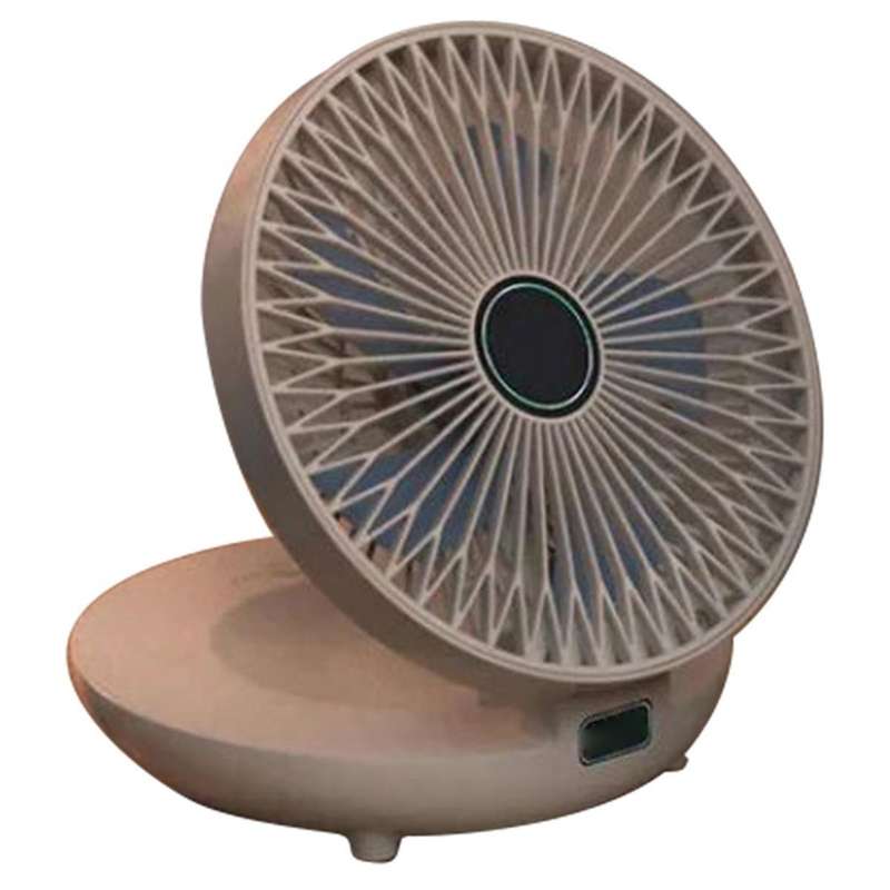 Electric Fan Five-Blade Folding Desktop Fan Office Silent High Wind Wall Fan Gift Desk Fan