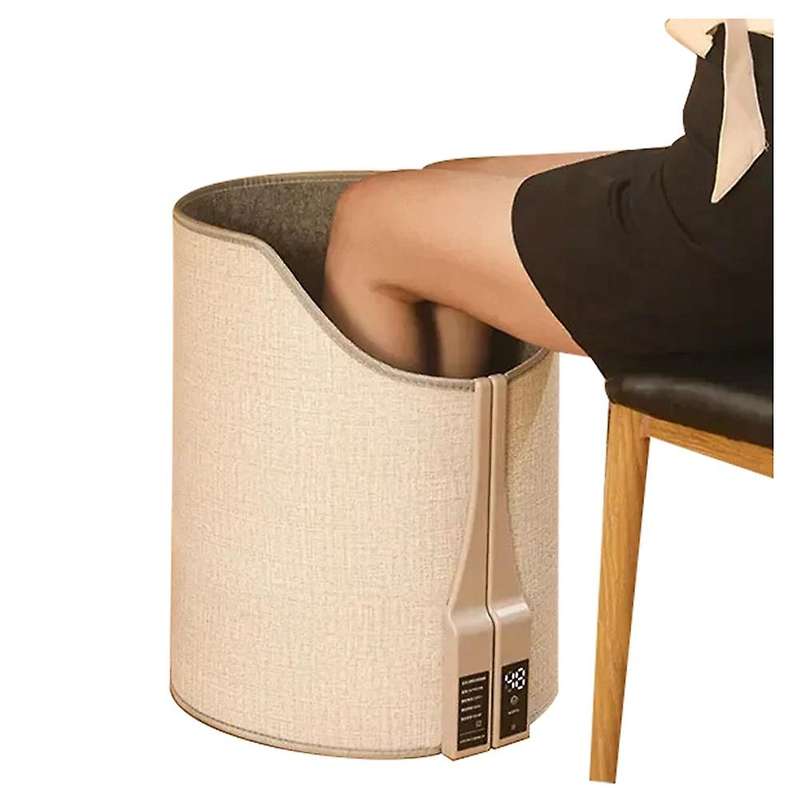 Electric Feet Heater Digital Display Folding Portable Adjustable Thermostat Foot Warmer for Home Off