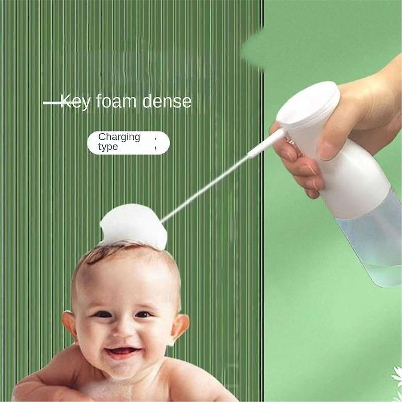 Electric Foam Soap Dispenser,Soap Dispenser for Dog Bath/Cat Bath/Kitchen Sink/Bathroom,Rechargable