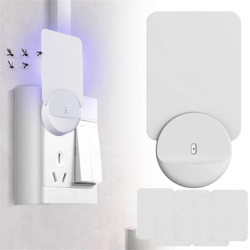 Electric Flying Insect Trap Kit Sticky Catcher Traps for Indoor Fly, Flying Insect, Mosquito, Gnats,