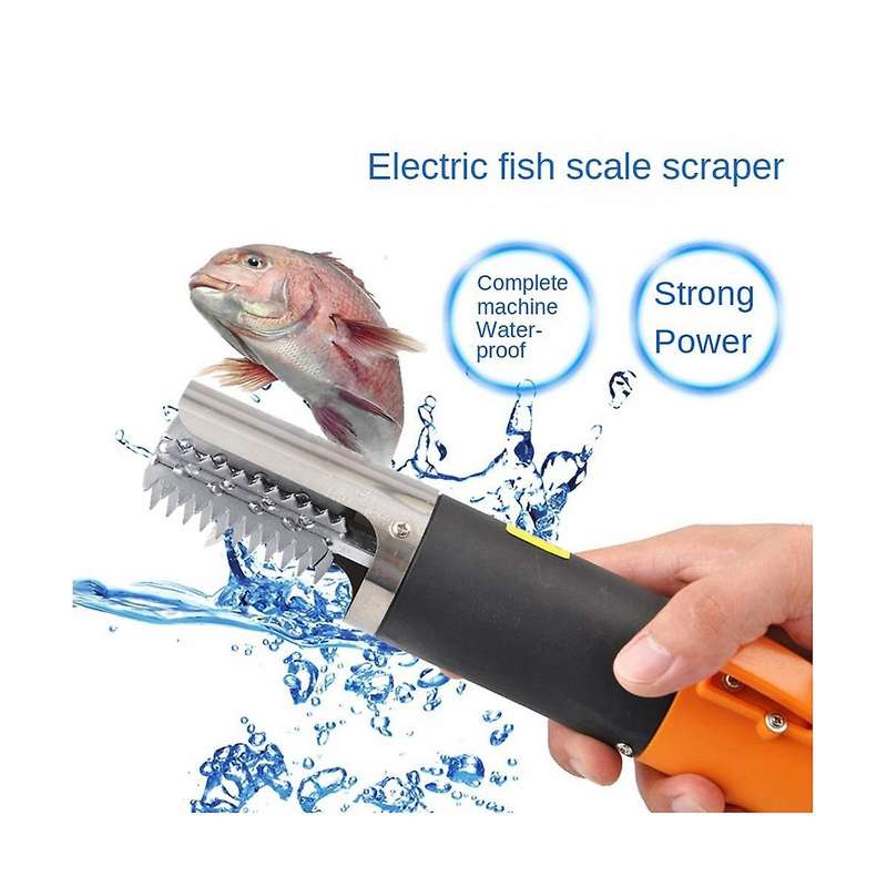 Electric Fish Scaler 6800 Rpm Fish Scale Remover Seafood Tool Cleaner Waterproof Battery Wireless Cl