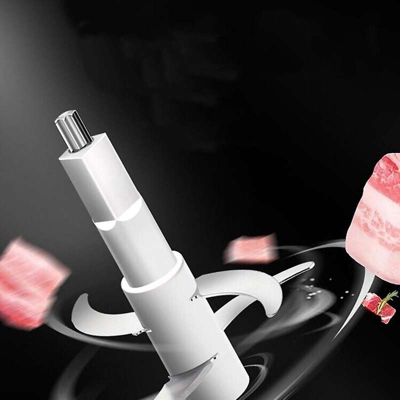 Electric Food Processor Chopper Two Speeds 1.8L Glass Bowl Blender Meat Grinder for Babyfood Onion G