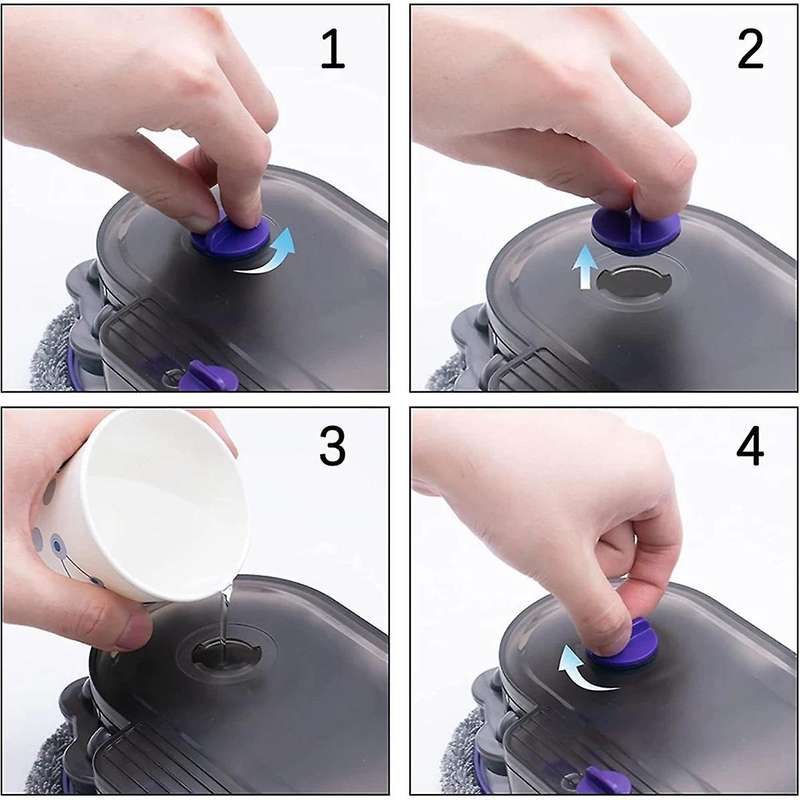 Electric for V7 V11 V10 V15 Vacuum Cleaner Wet & Dry Mop Cleaning Head with Removable Water Tank