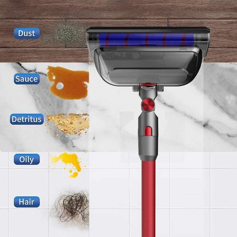 Electric for V7 V10 V11 V15 Vacuum Cleaner, Mop Attachment with LED Headlights Water Reservoir