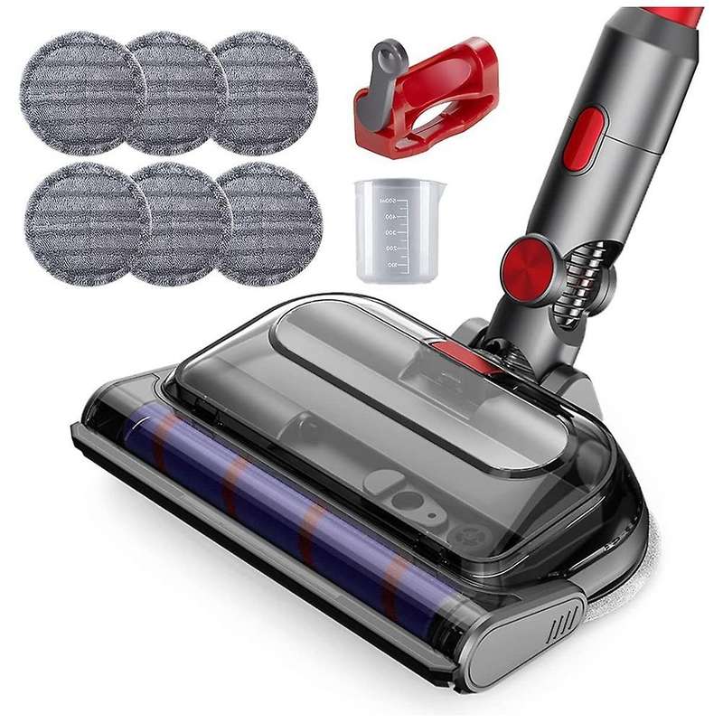Electric for V7 V10 V11 V15 Vacuum Cleaner, Mop Attachment with LED Headlights Water Reservoir