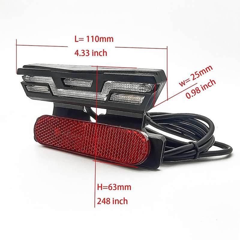 Electric Headlight Front Tail Rear Warning Lights LED Night Spotlight Headlight for G510(URAT)G330 E