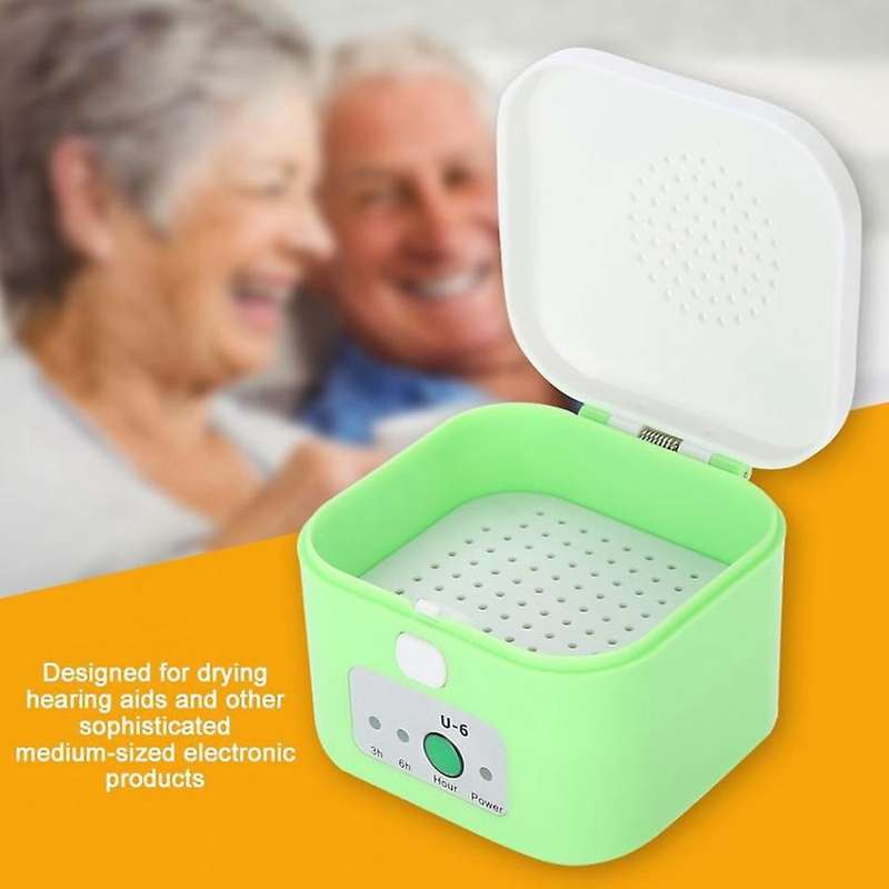 Electric Hearing Aid Dehumidifier USB Drying Box Moisture Proof Hearing Aids Dryer Case Protect Ear