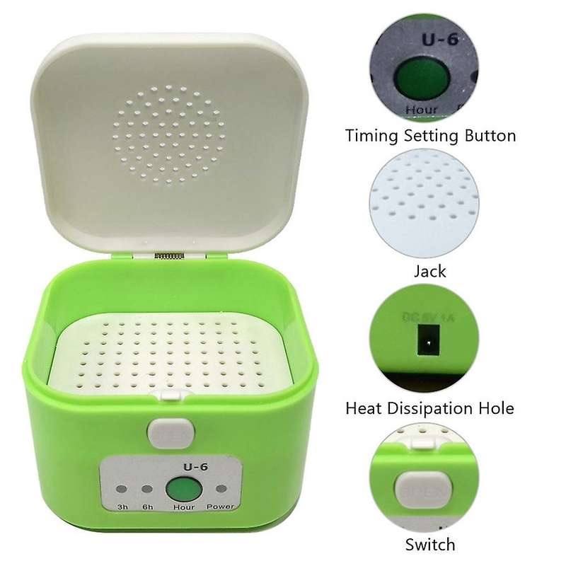 Electric Hearing Aid Dehumidifier USB Drying Box Moisture Proof Hearing Aids Dryer Case Protect Ear