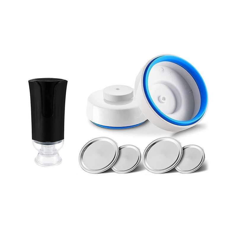 Electric Jar Vacuum Sealer for Food Vacuum Sealer Canning Jars Seal Pump Kit for Jar Wide Regular M