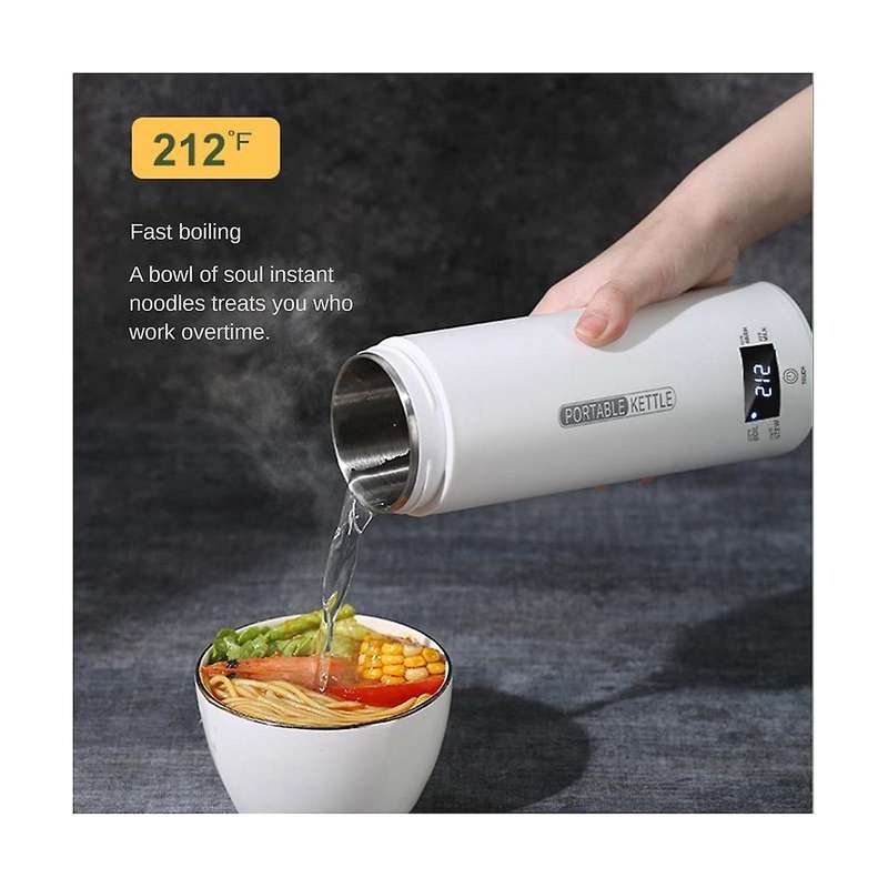 Electric Kettle Water Thermal Heating Boiler Travel Stainless Steel Tea Pot Coffee Milk Boiling Cup