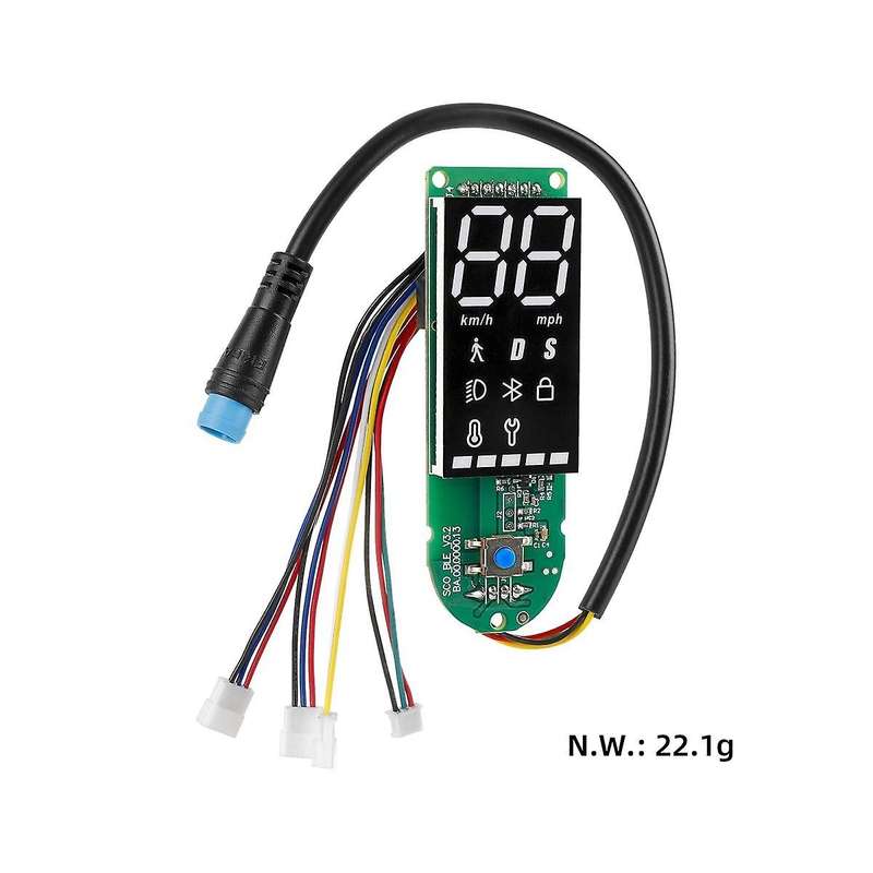 Electric Main Board Led Display Dashboard for 1s Electric Scooter Parts