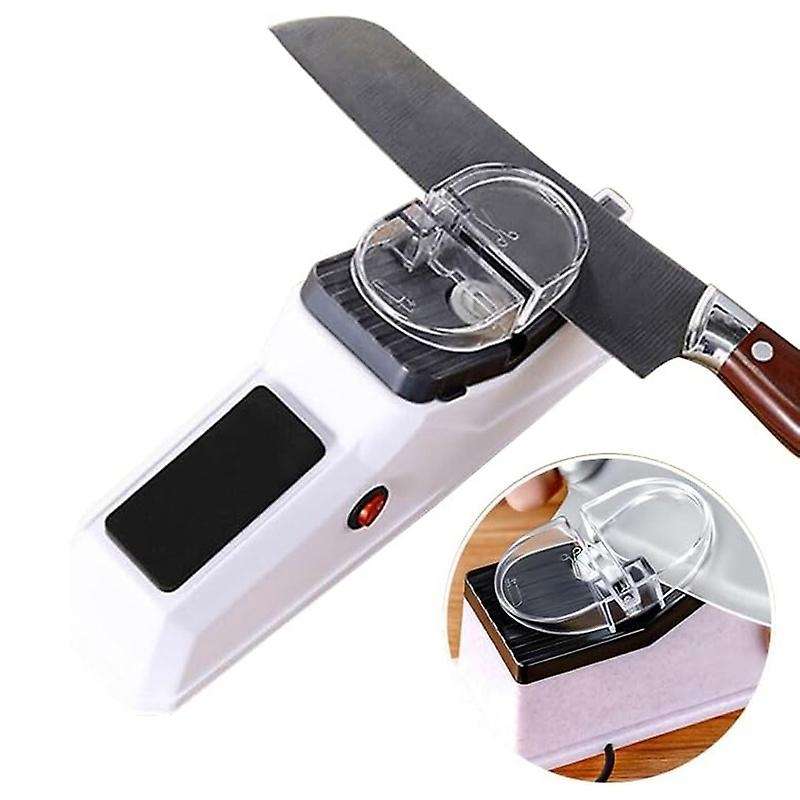 Electric Knife Sharpeners for Kitchen,automatic Knives Sharpening & Polishing Helps Repair, Restore,