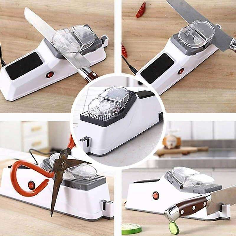 Electric Knife Sharpeners for Kitchen,automatic Knives Sharpening & Polishing Helps Repair, Restore,