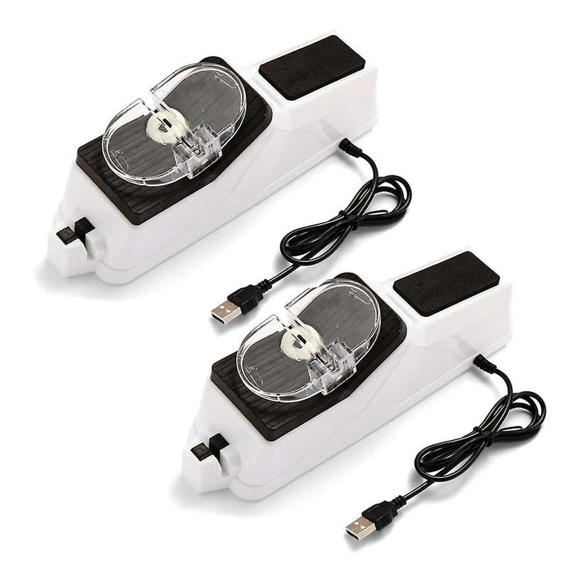 Electric Knife Sharpener Multifunctional Portable Electric Knife Sharpener USB Adjustable Electric K