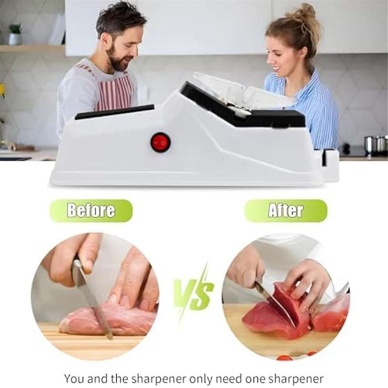 Electric Knife Sharpener,knife Sharpener Tool,usb Sided Knife Sharpener for Quick Sharpening&polishi