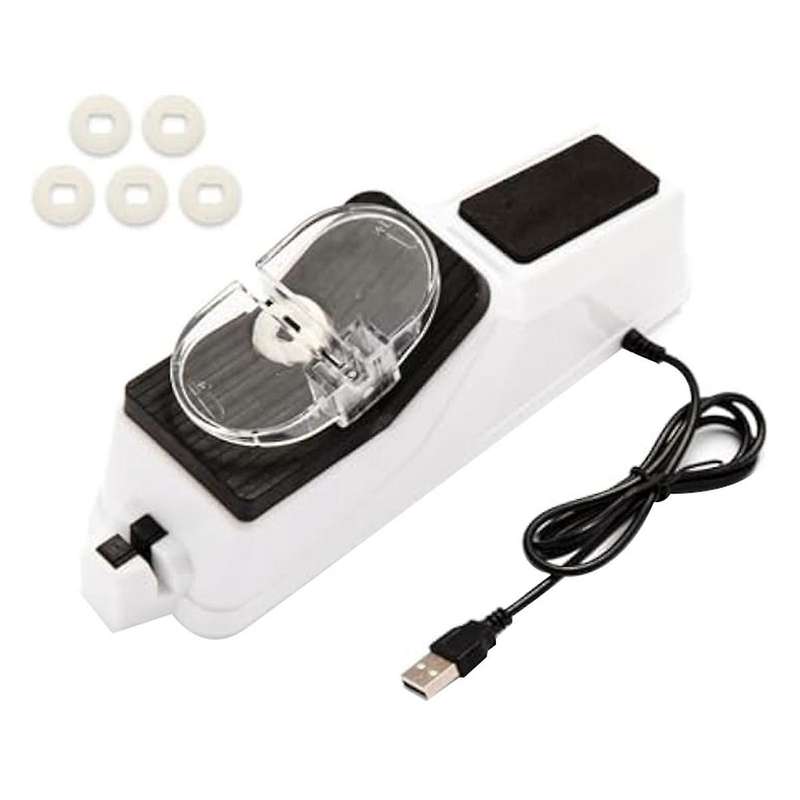 Electric Knife Sharpener,knife Sharpener Tool,usb Sided Knife Sharpener for Quick Sharpening&polishi