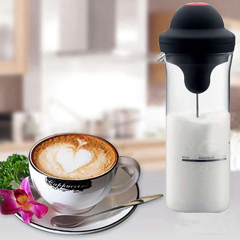 Electric Milk Easy Frother,whisk Drink Mixer for Coffee Mini Foamer Coffee Foam Maker Mixer