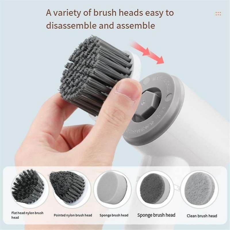 Electric Mini Cleaning Brush, Battery Tool Brush, Wall Tile Floor Kitchen Multi-Functional Cleaning