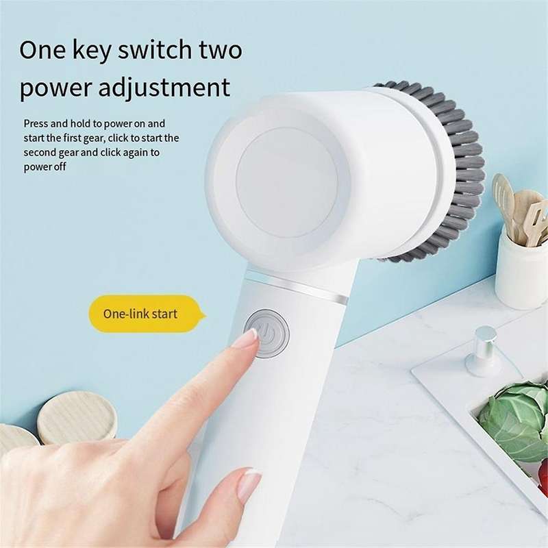 Electric Mini Cleaning Brush, Battery Tool Brush, Wall Tile Floor Kitchen Multi-Functional Cleaning