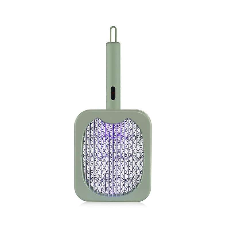 Electric Mosquito Swatter 2-in-1 Electric Zapper Racket High Voltage Handheld Mosquito Swatter Porta