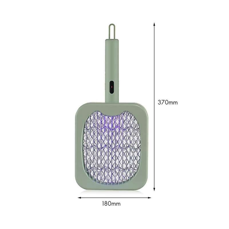 Electric Mosquito Swatter 2-in-1 Electric Zapper Racket High Voltage Handheld Mosquito Swatter Porta