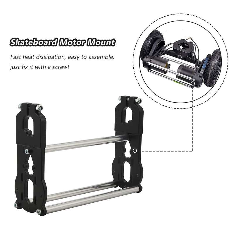 Electric Mountain Skateboard Truck Using Stronger Motor Bracket with Motor Protection Cover and Pull