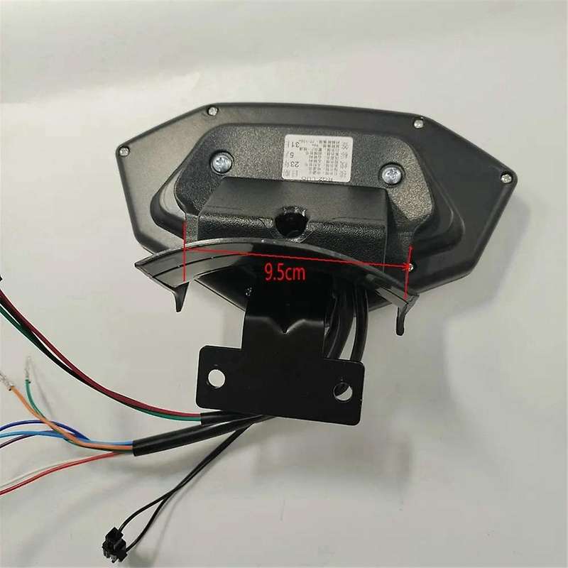Electric Motorbike Dashboard Scooter Display Tricycle Speedometer 72V General Instrument with One Ke