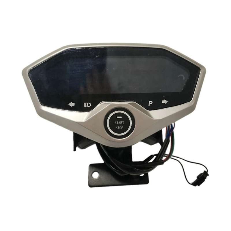 Electric Motorbike Dashboard Scooter Display Tricycle Speedometer 72V General Instrument with One Ke