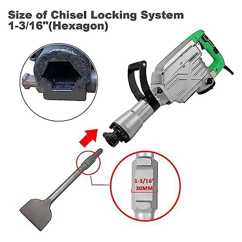 Electric Pick Chisel Flat Point, Suitable for Concrete Brick Wall Electric Pick, Used for Dismantlin