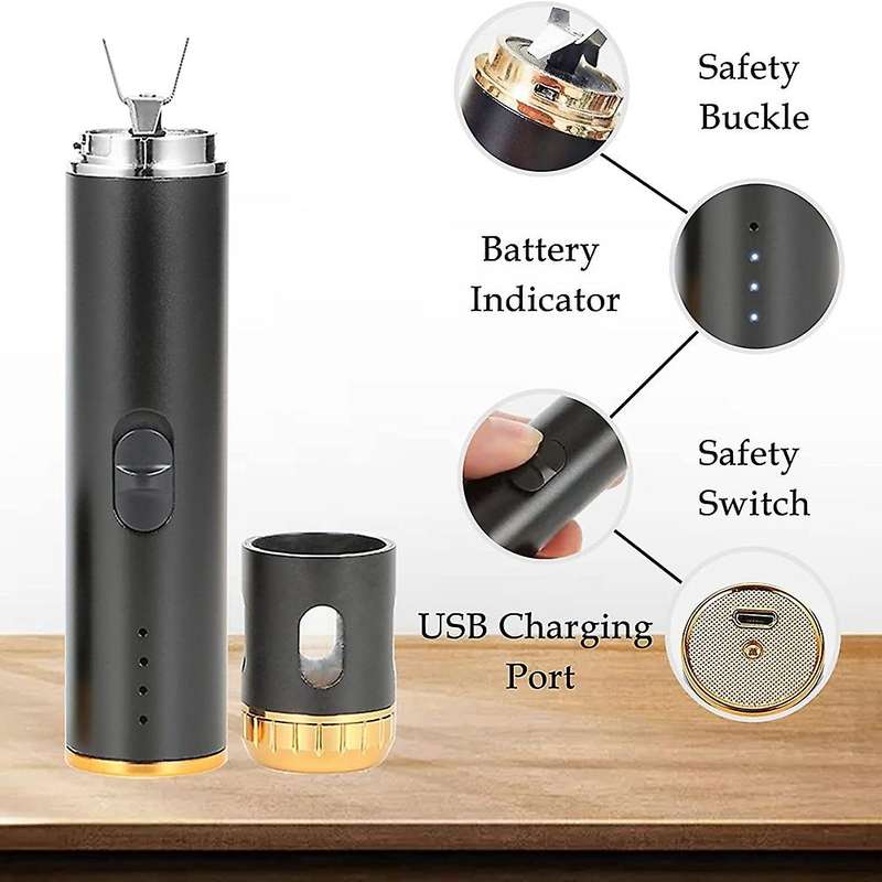 Electric Portable Herb Grinder, USB Rechargeable Multipurpose for Fluffy Product and the Kitchen Gr