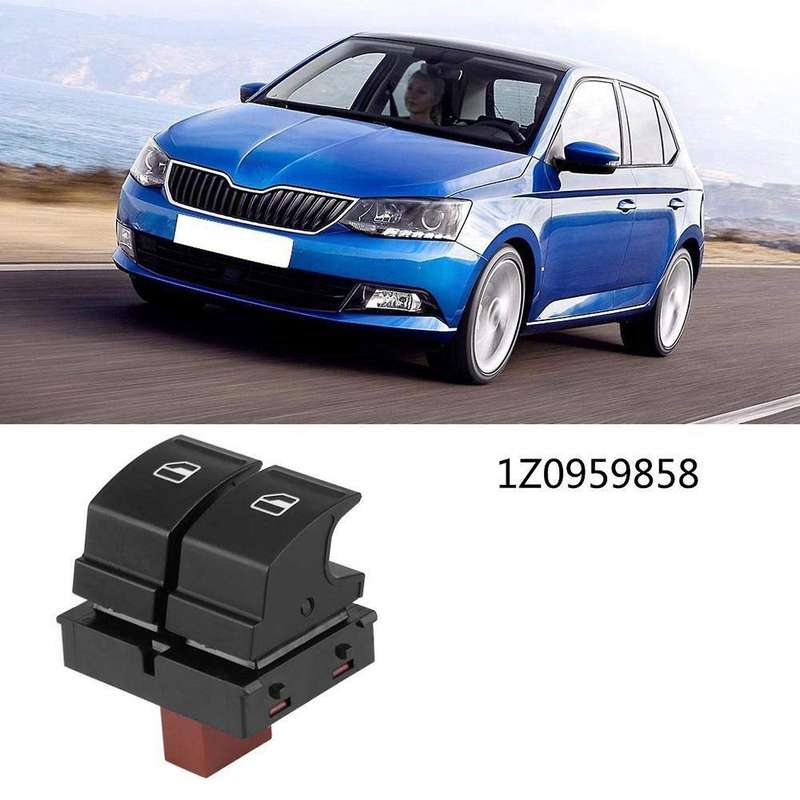 Electric Power Window Switch Button 1Z0959858 Fit Compatible Fabia 2 Octavia 1Z Roomster