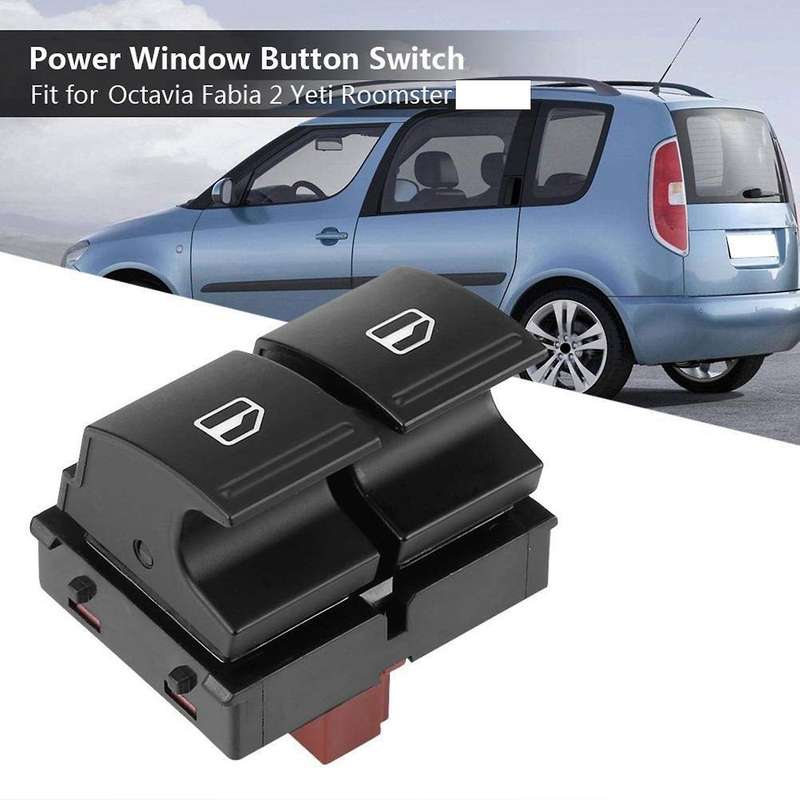 Electric Power Window Switch Button 1Z0959858 Fit Compatible Fabia 2 Octavia 1Z Roomster