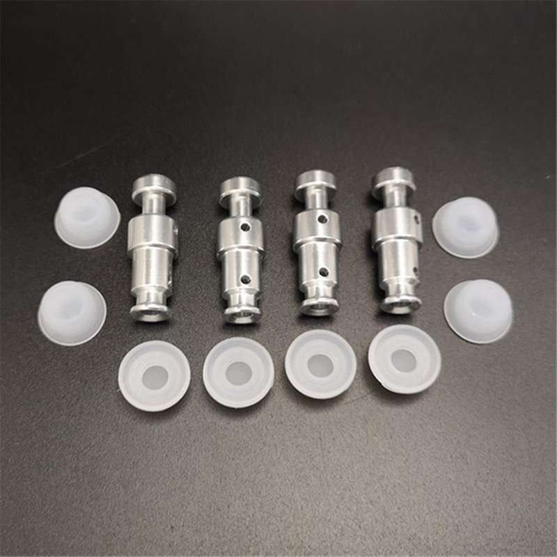 Electric Pressure Cooker Float Valve DUO60 Silver Double Hole Aluminum 3.2X0.9X0.8 Check Valve 4 Flo