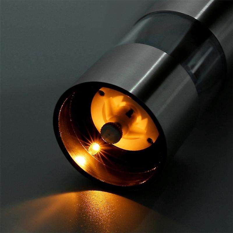 Electric Salt and Pepper Grinder Mill Stainless Steel Pepper Spices Mill Cutter Kitchen Seasoning T