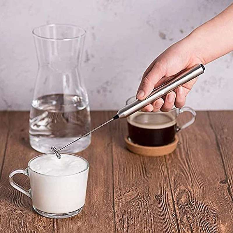 Electric Rod Stainless Steel Handheld Frother Battery Operation